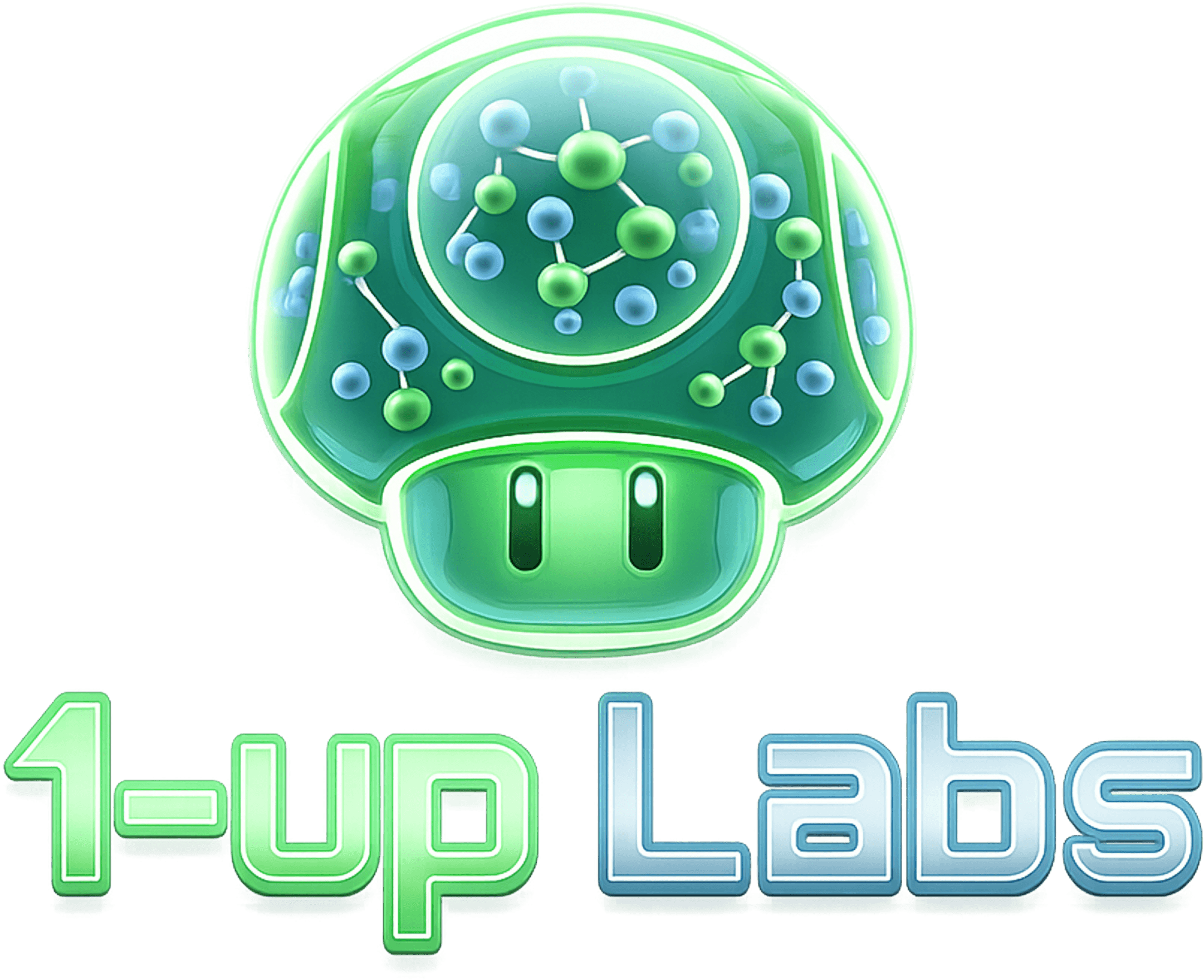 1UpLabs mushroom peptide logo